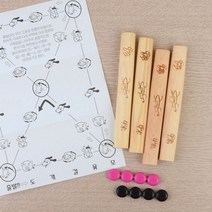 추석 전통놀이 민속놀이 세트 민속 전통 놀이 윷놀이 세트 소164mm 대182mm oflrea*438178462cY, 소