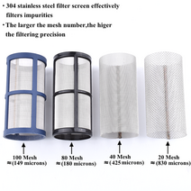 관수자재 농사용여과기 지하수연수기 지하수정수기 농수관 지하수필터 농업용 여과기 농업용여과기 하우스농자재 관수 자재 12quot 정원 물을 호스 필터 농업 관개 필터 탱크 58, 40메쉬, 필터 그물