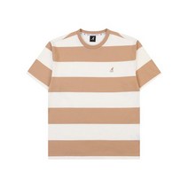 정품 캉골 베이스 스트라이프 티셔츠 2722 베이지 Base Stripe T shirt BEIGE