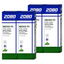 2080 자일리톨 애플민트향 치약 110g x 4개