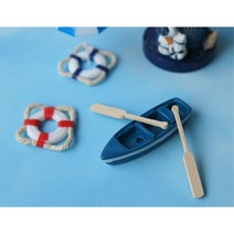 여름 파라솔 썬배드 튜브 보트 모형 미니어처 장식품 소품 테이블, 파라솔 레드