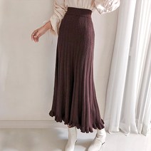 나바바 모직 꽈배기 니트 스커트 NS036