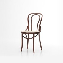 한성 EC 벨르곡목라탄체어 월넛, 단품