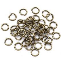 기부반지 보석 제조용 오픈 라운드 점프 링 커넥터 0.7X5mm 200 피스