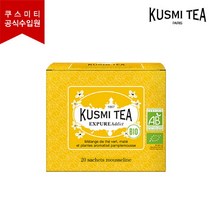 쿠스미티 유기농 엑스퓨레 애딕트 모슬린 티백, 40g, 20개