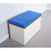 아리아퍼니쳐 BC800-Blue 수납벤치 쿠션, 블루(BC800-Blue)