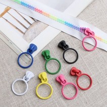 짱패브릭 (5개)고급무광-5호비슬론지퍼전용슬라이더-7color, 그린