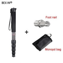 [해외] 전문 MONOPOD 삼각 경량 탄소 섬유 카메라 MONOPOD 캐논 EOS 니콘 소니 PENTAX 비디오 디지털 카메라, set1