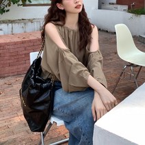 레스 어깨트임 노카라 블라우스