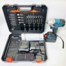 충전식 리튬 브러시리스 전기 임팩트 렌치 세트, 미국, one battery