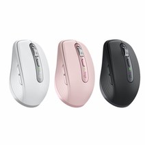 로지텍 Logitech MX Anywhere 3 블루투스 무선마우스 애니웨어 3 윈도우용/맥용, 화이트