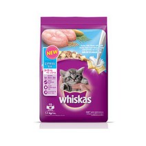 위스카스 전연령용 고양이 주니어 오션피쉬 건식사료, 생선, 1.1kg, 2개