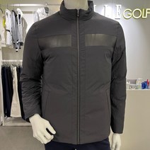 엘르골프 [2001안양점] 가슴배색 논퀄팅 덕다운 스윙점퍼