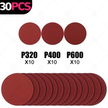 3 인치 샌딩 디스크 패드 연마 폴리시 휠 목재 페이퍼 세트 자동차 헤드 라이트 수리 복원 사포 키트, 320-400-600, 2 inch 50mm, CHINA