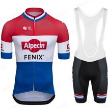 자전거 라이딩 복 세트 상하의 져지 빕숏 alpecin fenix 남자 사이클링 저지 트라이애슬론 의류 턱받이 반바지 빠른 건조 유니폼 의류 정장 ropa ciclismo