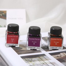 딥 펜 컬러 만년필 잉크 25ml 펜잉크 캘리그라피 병잉크, 레이크블루