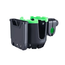 KOLCHE 2in1 자전거 킥보드 컵홀더 폰거치대, 그린