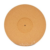 LP플레이어 3mm 연약한 코르크 LP 미끄러짐 플래터 매트 턴테이블 12 Inch 비닐 기록 정전기 방지 Slipmat Nonslip Shockresistant Durable, 01 Basic