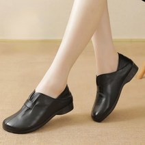 임산부 로퍼 발편한 신발 운전 여성 단화 봄 pu 가죽 위로 플랫 어머니 슬립온