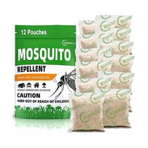 DALIYREPAL 두더지 퇴치기 달리레팔 기피제 벌떼 야외 고퍼 잔디용 천연 기피제는, Mosquito Repellent-12 Pack