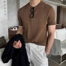 유니트 남자 여름 머슬핏 라운드 반팔니트