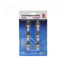 6p 부착고리(타원)/세탁소납품용 빨래방판매용, [단일상품]