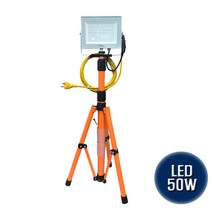 LED 스텐드작업등 1등용 50W 이동식 캠핑조명, 1개