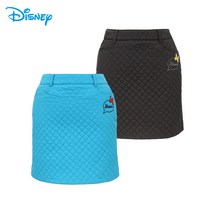 디즈니골프 여성 스퀘어 퀼팅 자수 스커트 DH4LCR034
