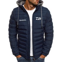 고어텍스낚시복 Daiwa-낚시자켓 남성 긴소매 아우터 의류 따뜻한 코트 퀼트 패딩 두꺼운 파카 슬림핏 윈드브레이커, [05] XXL, [04] 4