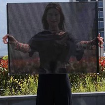 통유리 시공없는 블라인드 간편한 흡착식 차량 겸용, CU 대형 블랙_1p