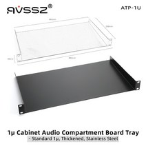 AVSSZ 19in 8 12 16 24 채널 1U 2U 패치 패널 빈 캐비닛 블라인드 플레이트 D 타입 XLR RJ45 네트워크 스피커 소켓 커넥터에 적합, [11] ATP-1U Cabinet Tray