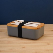 나무도시락 우드 김밥 디저트 휴대용 도시락 사무실 근로자 전자레인지 식기, A