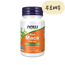나우푸드 로우 마카 750mg 베지, 30정, 1개, 30캡슐