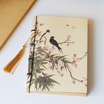전통 제본 공책 옛날 서책 노트 서예 붓글씨 연습 서당 책 고전 중국 캘리그라피 소장 2, AA