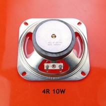 캠핑스피커 무선 휴대용 블루투스 스피커 Jcd 4 인치 102mm 사각 방수 8 ohm4 ohm 10w 투명 콘 종이 밝은 캡 60mm 외부 자기 높이 37mm, 4r 10w