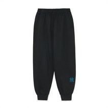 베이직 스몰로고 기모 조거팬츠 NY Black