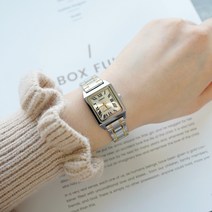 카시오 빈티지 사각 스퀘어 메탈 여자시계