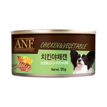 ANF 치킨 강아지캔 95g 캔, 1개, 치킨야채