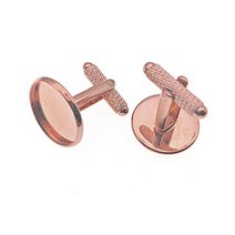 커프스링크 남성용 정장 넥타이 선물용 1쌍 12mm 프랑스어 구리 커프스 단추 정장 슬리브 DIY 수제 의류 액