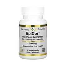 캘리포니아골드뉴트리션 Epicor 건조효모 발효액 500mg 30베지캡슐, 30정, 1개