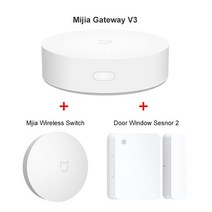 스마트 홈 키트 도어센서Xiaomi-스마트 홈 키트 Mijia Gateway 3 아카라 허브 도어 인체 온도 습도 센서, 20 Set 3