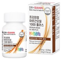닥터시아닌 프리미엄 아르간오일 1000 플러스, 1개, 500mg/30g/60캡슐