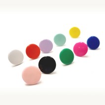 컬러압정 메모 꽂이 압정핀 압핀 10색 혼합 압정 100P