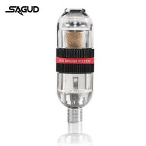 도구 SAGUD-미니 에어 필터 1/8 quot스레드 오일 워터 세퍼레이터 브러시 및 호스 연결용 교체 부품 4 가지 의, [03] SD-82-Black