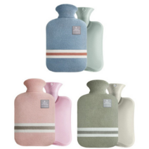 유단포 보냉 보온 물주머니 1000ml 친환경 PVC, 핑크