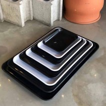 위드주dnlemwn은성 세진 직사각 31x47cm(6호)플라스틱 화분받침대 화분대 화분받침 화분받침대 화분물받침 사각물받침대+dnlemwn777, ♥joeunjoen♥블랙