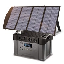 인산철파워뱅크 캠핑용배터리 올인원 파워뱅크 allpowers s2000 2000w powerstation 1500wh 태양열 충전기 비상 백업 전원 18v 100120200w, 1500w 120w, 없음