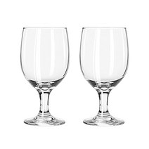 글라스락 강화유리컵+유리잔 2p 세트, 1개, 파사바체 카프리 워터 고블렛잔 2p