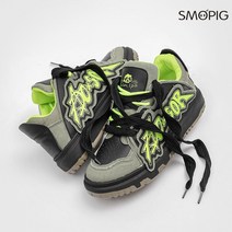 SMOPIG 남성 패션 트레이닝 빈티지 플랫 슈즈