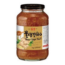꽃샘 꿀 생강차S, 4병, 1kg